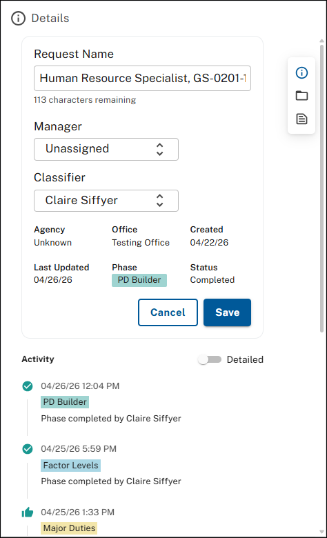 Request Details