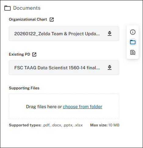 Document panel